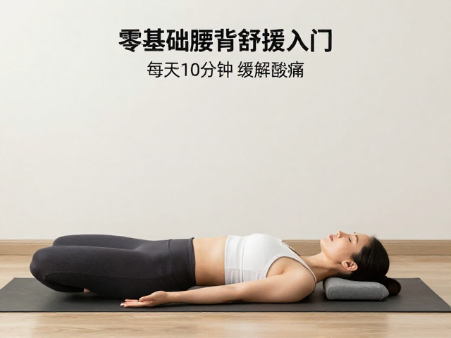 零基础腰背舒缓入门，腹式呼吸，循序渐进拉伸，每天10分钟缓解酸痛