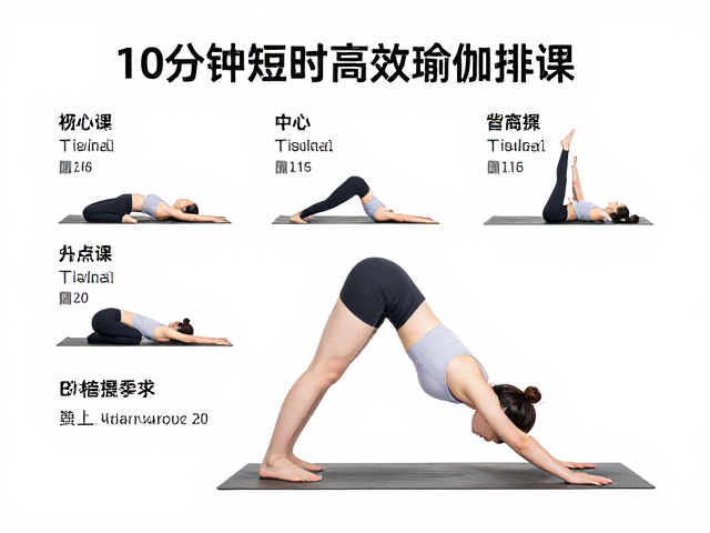 10分钟短时高效瑜伽排课，轻松掌握下犬式要点