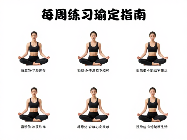 初学者瑜伽指南，每周固定练习，睡前冥想，轻松放松助眠