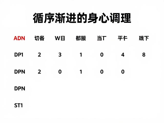 循序渐进的时间规划策略