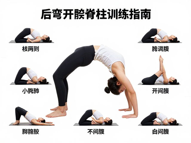 瑜伽初学者后弯主题完整排课案例，安全开髋脊柱训练指南