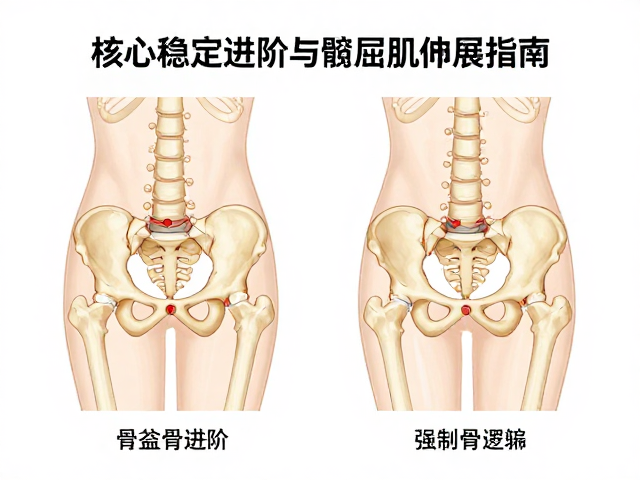 骨盆歪斜纠正，核心稳定进阶与髋屈肌伸展训练指南