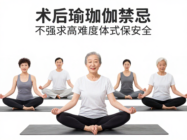 老年瑜伽禁忌，术后需医生评估，不强求高难度体式保安全
