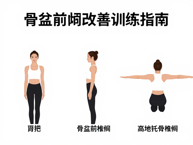 骨盆前倾怎么练？3招扭转腰椎代偿，高效体态改善训练指南