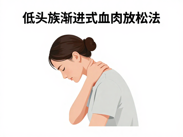 长期玩手机肩颈痛？低头族渐进式肌肉放松法，居家缓解酸痛
