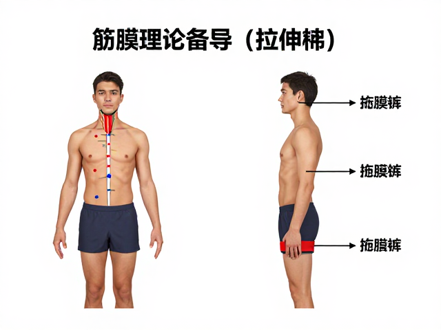 筋膜理论备课，用拉伸带纠正身体代偿模式，高效教学指南