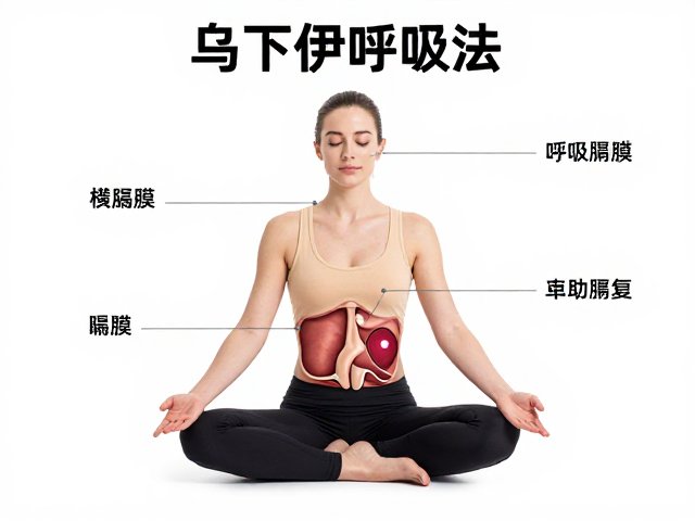 乌贾伊呼吸法要点，稳定横膈膜与辅助体式串联指南