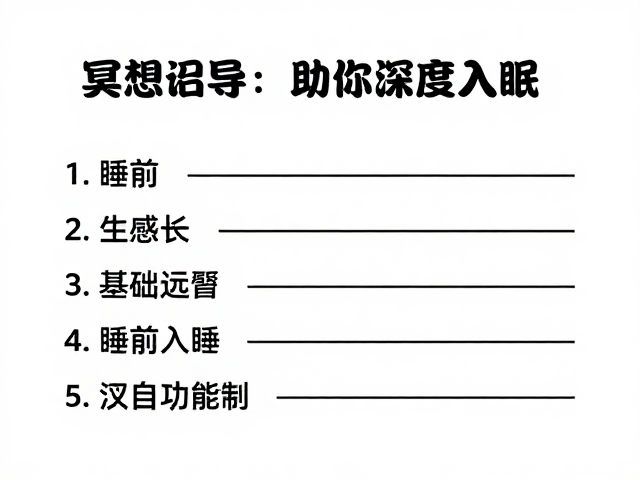 深度入眠的生理与心理机制