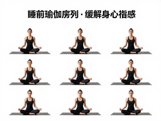 睡前瑜伽序列，缓解久坐疲劳，重塑身心安全感