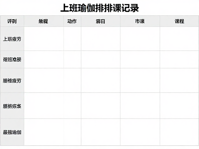 科学排课：从评估到动作选择的严谨流程