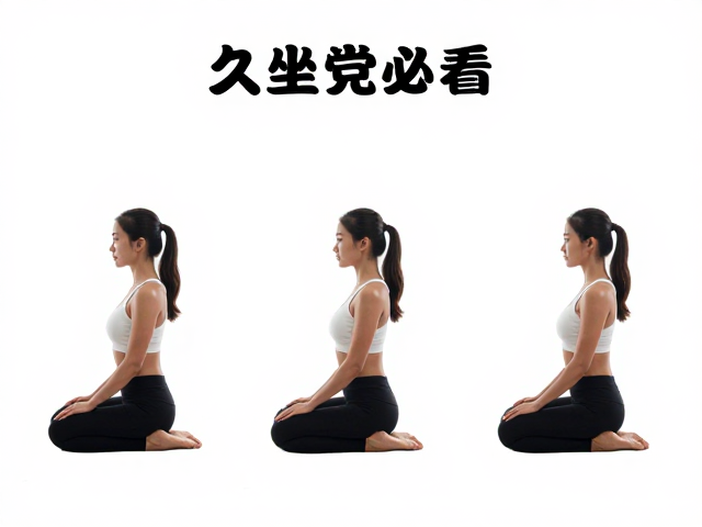 坐姿脊柱扭转动作二:交叉腿坐姿躯干旋转