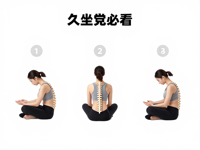久坐党必看，3个坐姿脊柱扭转动作，激活臀腿力量缓解酸痛