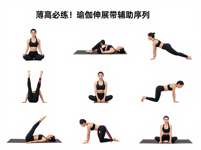 体能薄弱者必练！瑜伽伸展带辅助序列，坚持规律练习重塑身心