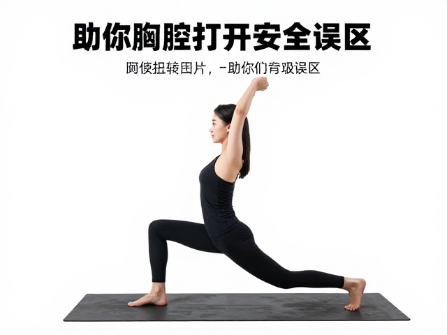 弓步扭转防憋气，体式纠错备课指南，助你胸腔打开更安全高效