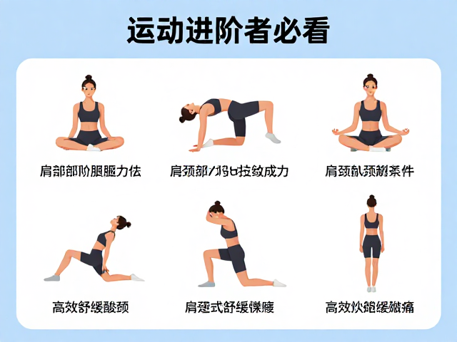 运动进阶者必看，肩颈放松不同时长课程编排模板，高效舒缓酸痛