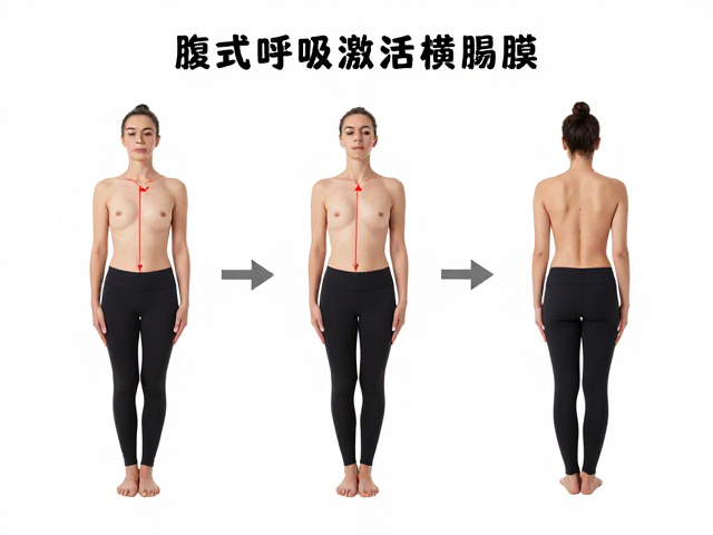 第二步:感知横膈膜的运动轨迹