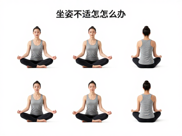 垫上坐姿:利用辅助工具缓解膝腰压力