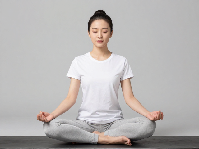 瑜伽初学者睡前调息冥想，优化环境助深度放松入眠