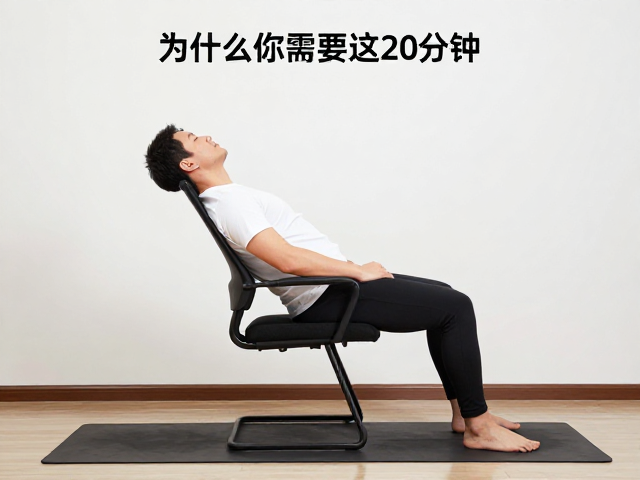 午休零基础瑜伽，20分钟办公椅深度放松，缓解久坐疲劳