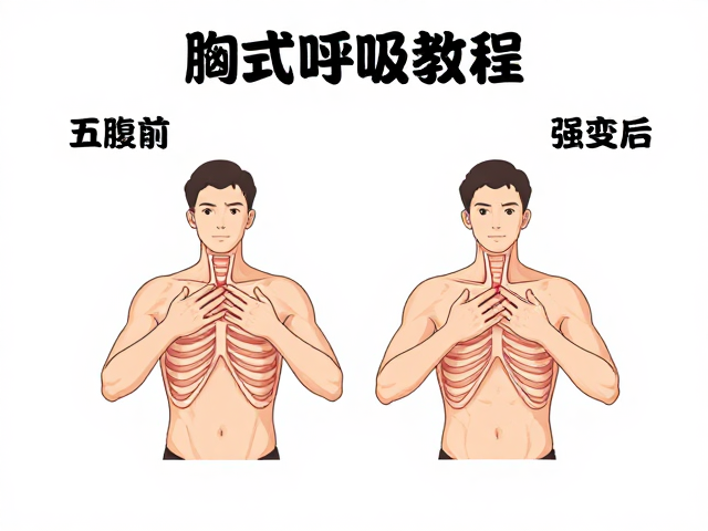 双手感知胸廓变化的实操步骤