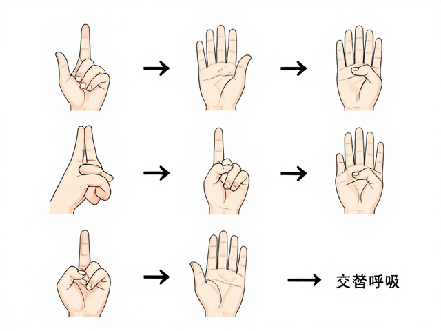 标准手势与三步执行流程