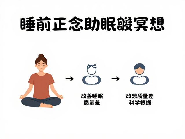 睡前正念助眠冥想，观想冥想改善睡眠质量差，告别失眠