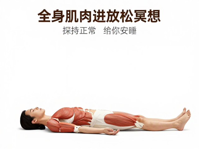 每日睡前正念练习，全身肌肉渐进放松冥想，助你深度安睡