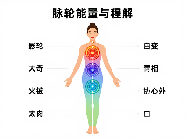脉轮能量系统:身心连接的七个枢纽