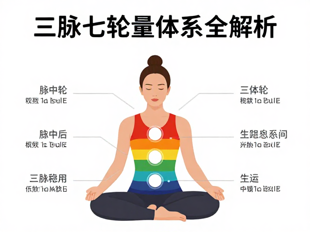三脉七轮能量体系的运作机制与个体差异