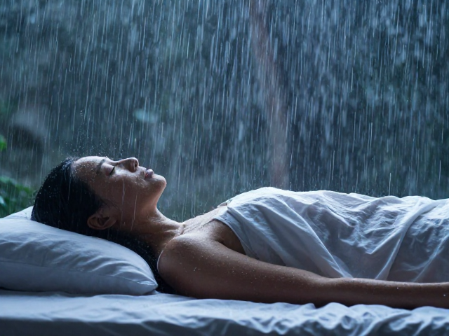 卧室雨声白噪音，躺卧身体扫描冥想，深度助眠放松