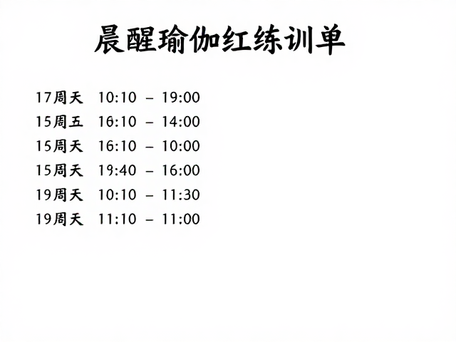 打卡训练计划的执行策略与习惯养成