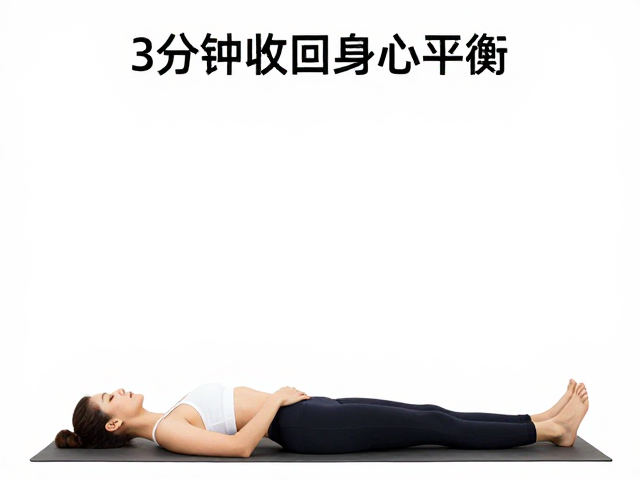 短时高效瑜伽，中低强度塑形与冥想放松，3分钟找回身心平衡