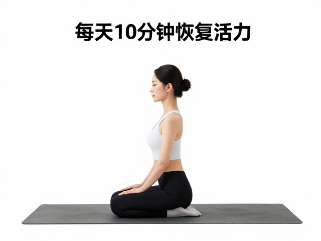 上班族瑜伽放松技巧，缓解腰背疲劳，每天10分钟恢复活力