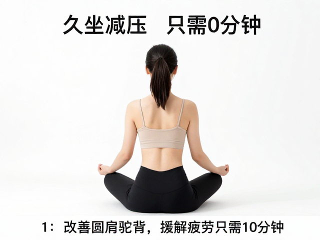 久坐党必看，瑜伽减压，改善圆肩驼背，缓解疲劳只需10分钟