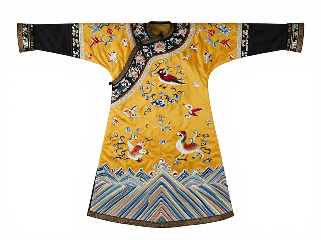 皇家服饰中的齐针应用场景