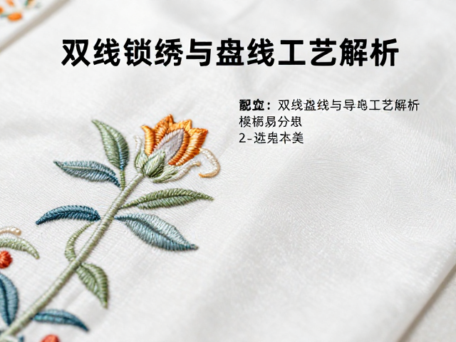 双线锁绣工艺解析与技术细节