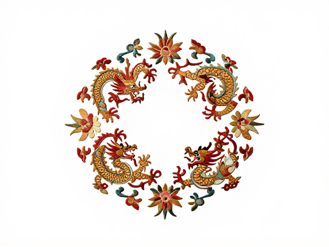 古典纹样的构图美学与视觉张力
