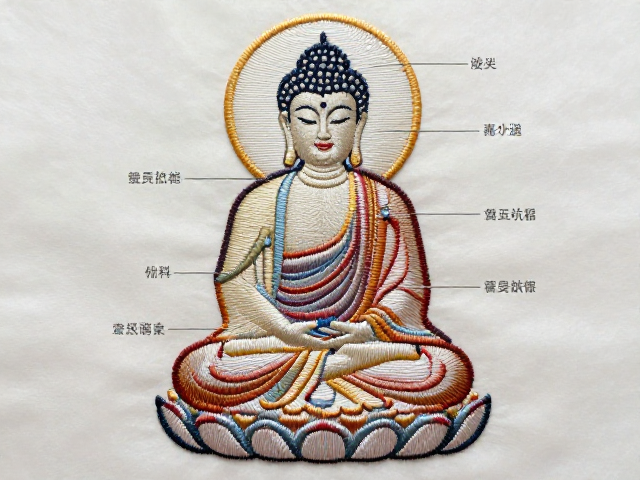 针法秩序与庄严美感的心理投射