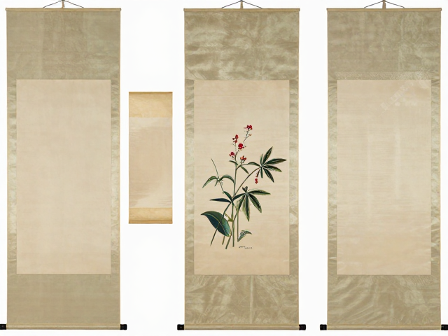 画绣形制挂幅怎么选？依稿配线与装裱材料全攻略