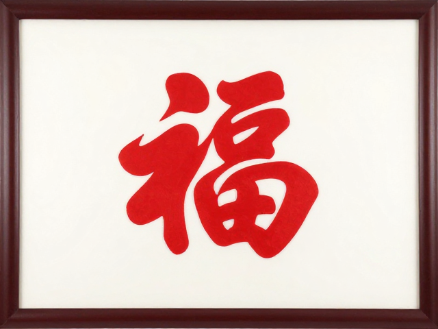 福寿吉祥硬裱挂画，现代挂幅刺绣形制解析与选购指南