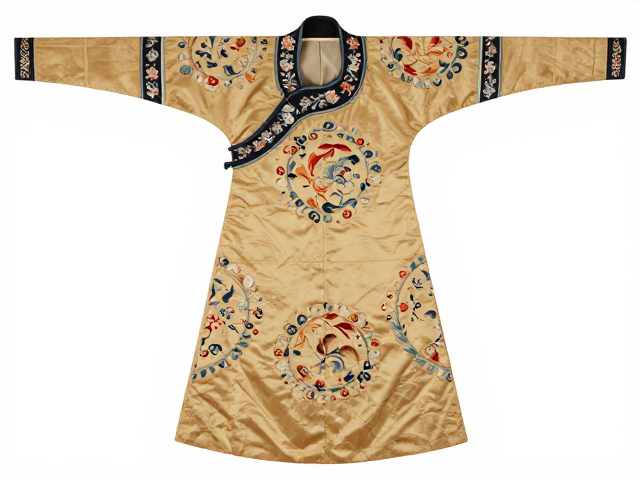 唐代刺绣工艺服装，宫廷工艺体系成熟下的低张力平展装裱之美