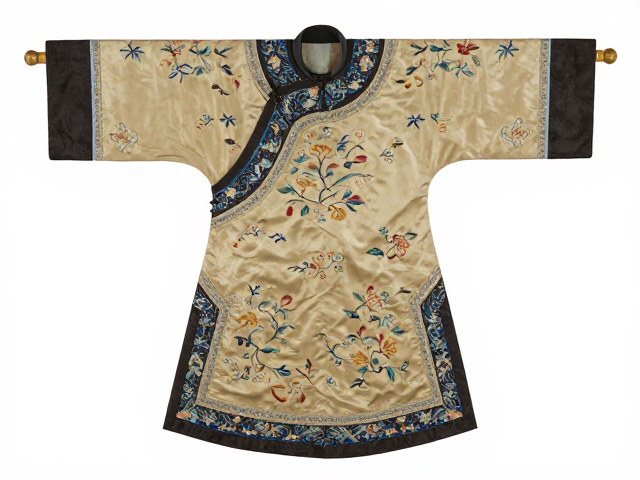 明代刺绣工艺摆件，仿古绣品定制与绢地细节鉴赏
