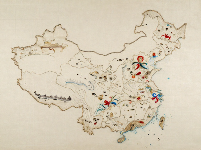 粤绣手绘稿揭秘，清代江南织绣中心的工艺巅峰与艺术传承