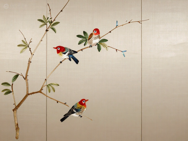 缂丝挖花技法解析，屏风挂画如何呈现极致刺绣之美