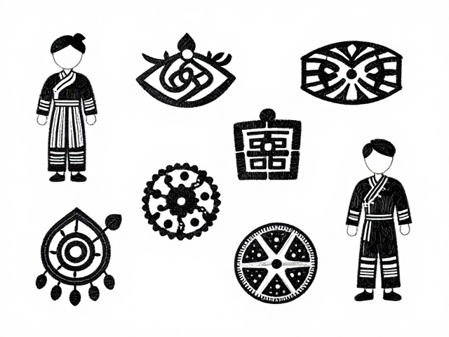 构图法则与符号隐喻:手绘稿中的文化叙事