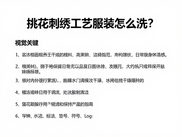 挑花刺绣工艺服装怎么洗？绣花针护理与保持干燥防霉指南