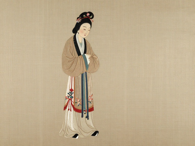 文人审美对刺绣题材的深层重塑