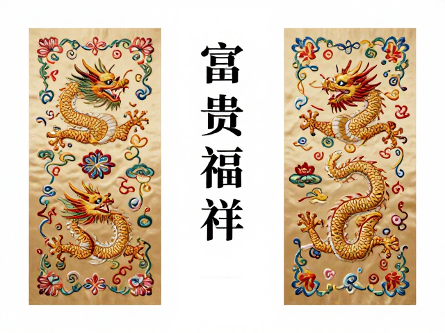 富贵吉祥纹样的色彩哲学与视觉表达
