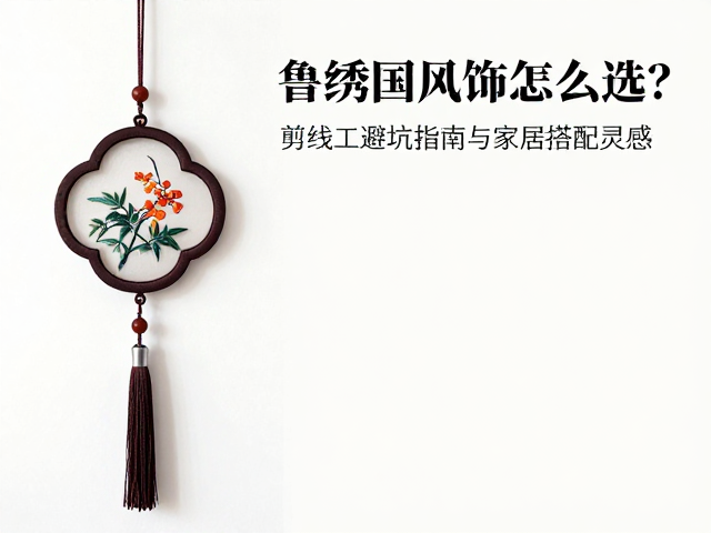 鲁绣国风挂饰怎么选？剪线工具避坑指南与家居搭配灵感