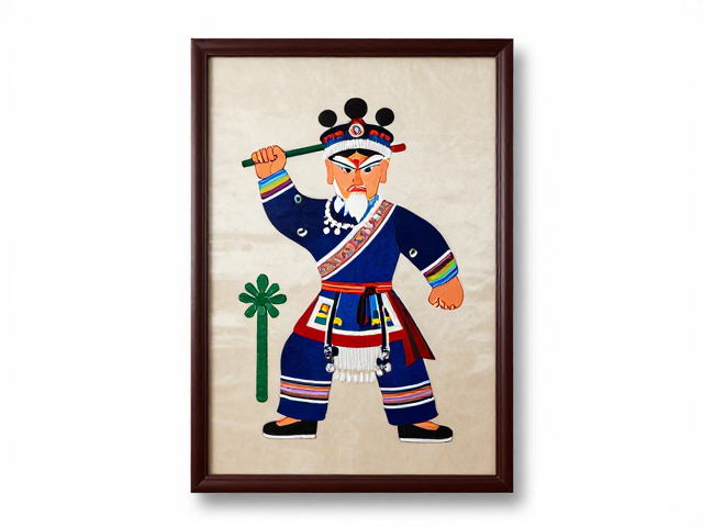 瑶绣盘王挂画成品怎么选？阴干保存法让民族风装饰更持久